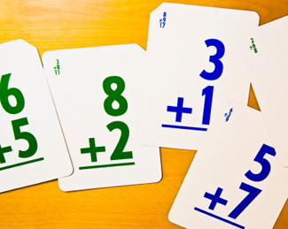 math study flashcard child learning help