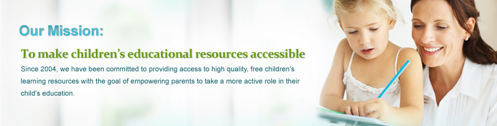 Our Mission: To make children's educational resources accessible